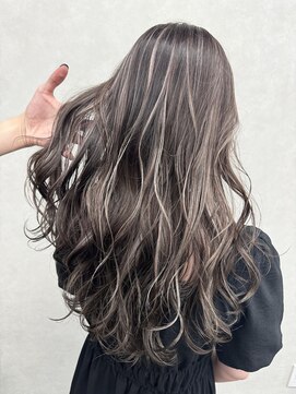 ランド 千葉(land) 筋感アッシュグレージュハイライト/阿部