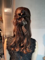 シャルムバイケンジ(Charm.by KENJE)&nbsp;【カチモリ/ハーフアップ】結婚式/銀座/ヘアセット/アレンジ