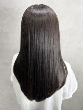 ルノン フィージュ(LUNON fieju) 暗めカラーグランマッシュデザインカラーフェイスフレーミング