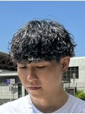 メンズ波巻きスパイラルパーマ　【初回 ¥12500】