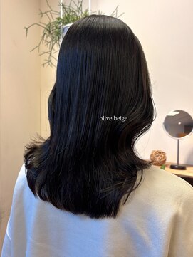 ラブハーツアンドビーヒガシウメダ(luve heart's And Be higashiumeda) 地毛風オリーブブラウン