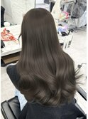 グレージュ &nbsp;アッシュグレージュ &nbsp;&nbsp;透明感カラー