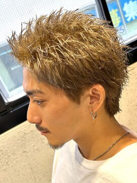 ハイトーンスパイキーショート