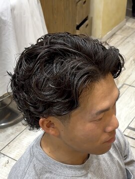 グルーマーズトウキョウ(GROOMER/S TOKYO) men's/メンズ/リバースセンターパート/サーフカール/神保町/眉毛