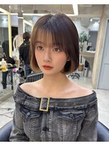 ロンドアヴァントゥス 池袋(Lond aventus)&nbsp;韓国レイヤー/韓国風/ボブ/髪質改善/黒髪/ブリーチなし〔池袋〕