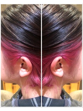 アットティー 金沢文庫(at tee...) 【at tee...】ショートボブ×インナーカラー×ピンク