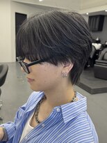 アンドメゾンオム(&Maison. homme)&nbsp;毛流れパーマ/ブルーブラック/フェザーパーマ/ウルフ/加古川