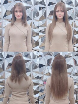 リップ 大阪本店(LIP)の写真/【梅田駅/徒歩30秒】韓国風/令和ギャル/デザインカラー/ブリーチ&オンカラー/エクステ/Extensions