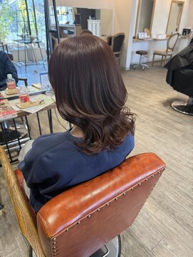 ムクヘア 御幸店(MUKU hair) 透明感とツヤ感のある飽きない暖色ブラウン！