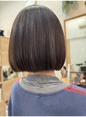 大人パッツンボブ