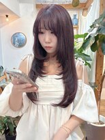ミモザワークス ヘアアレンジ ピンクラベンダー