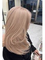 ジーナ 大宮(Zina)&nbsp;レディース/ブリーチカラー/ホワイトベージュ 目黒