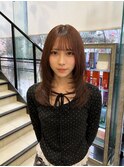 韓国風ミディアムレイヤー/吉祥寺/池田和花