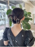 カチモリヘアアレンジ