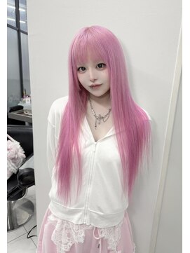 ビューティ スタジオ モッズ 渋谷(beauty studio M.O.D shibuya) 大人気ピンクロング！