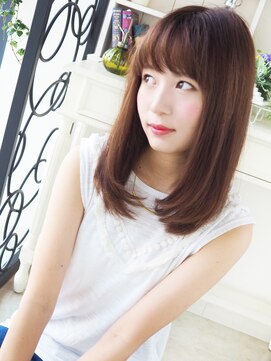 ヘア ジュレ ドゥ(hair jurer deux) 【ヘアジュレドゥ 古居 】 可愛いナチュラル大人セミディ