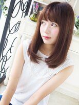 ヘア ジュレ ドゥ(hair jurer deux) 【ヘアジュレドゥ 古居 】 可愛いナチュラル大人セミディ