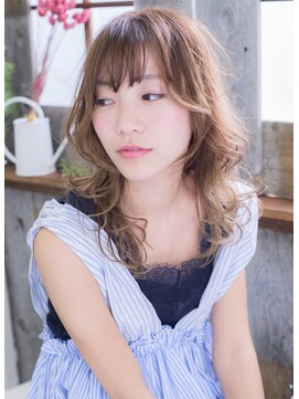 ネオリーブギンザ 銀座店(Neolive GINZA) セミロング レイヤーカット パーマスタイル☆銀座美容室