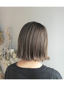 クラン(clan) 似合わせカットヴェールウェーブブルージュアシメショート