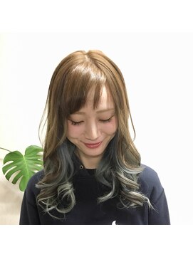 トライベッカ(tribecca) 【インナーカラー/グレーアッシュ】