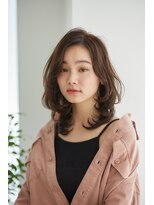 ワンカール/アッシュベージュ/大人かわいい/ゆるふわ/20代30代