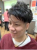 メンズショートパーマ