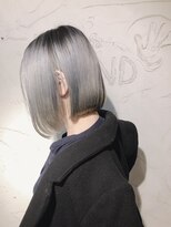 ナナカバイミーツハンド(nana.ca by meetsHAND)&nbsp;ケアブリーチ3回でできる切りっぱなし☆ミニボブ　恵比寿nana.ca