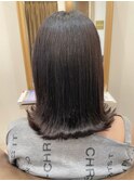縮毛矯正で作る外ハネスタイル
