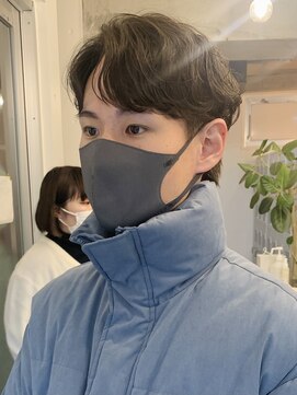 バイフィフス 原宿/表参道(by fifth) ◇センターパート ニュアンスパーマ 韓国ヘア テテ