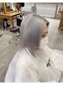 【MIRAC町田店河原崎】ホワイトシルバーカラー