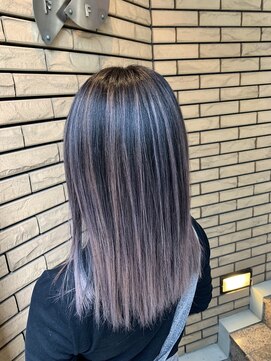 ラフ 難波店(LAFF) #黒髪#ボブルフ#ネビージュ#小顔#ワンレン