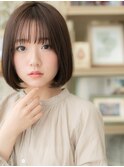 大人可愛い透けバング前下がりぱっつんボブc5北浦和20代30代40代