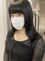 ゲーム 原宿店(GAME)&nbsp;ブルーブラック/ダブルカラー/ケアブリーチ/髪質改善/原宿