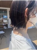 韓国スタイル/切りっぱなしボブ/髪質改善縮毛矯正/香椎/千早