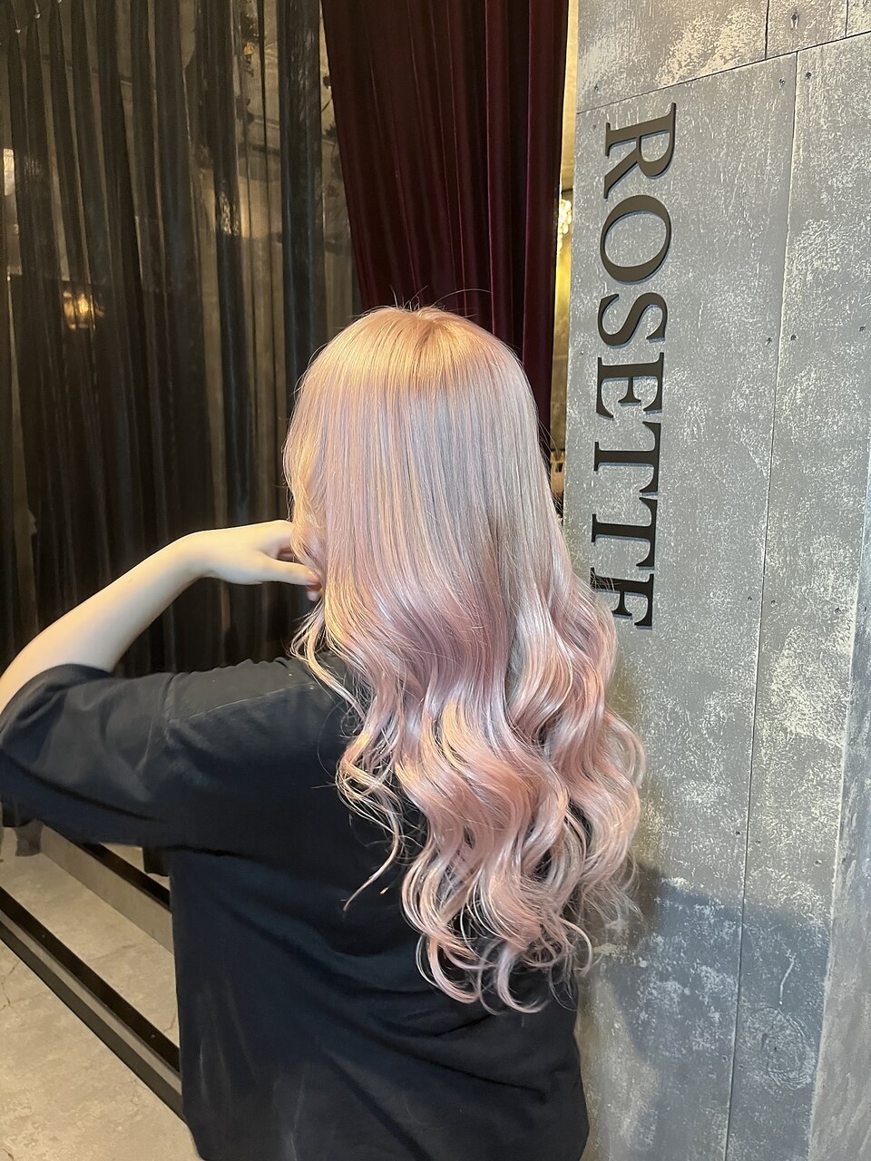 透明感ホワイトブリーチ☆シャンパンピンク☆20代30代：L172806875
