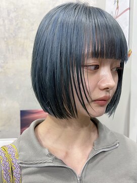 サル(saru) ☆ボブ×ペールブルー☆