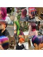 へアサロンアンドカフェガーデン(hair salon&cafe GARDEN)&nbsp;派手カラー、デザインカラーが得意です！