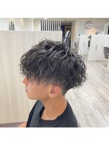 カイノオム 梅田(KAINO HOMME) 波パーマ スパイラル ミックス ツーブロック マッシュ