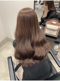 チョコレートベージュ ブリーチなしダブルカラー <渋谷/渋谷駅>