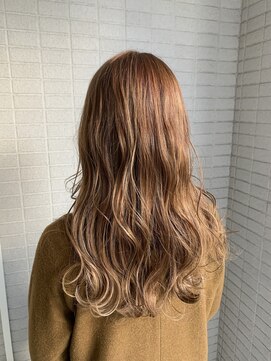 ラック 海老名店(LUCK) ハイライト×ナチュラルベージュ