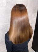 髪質改善ストレート/ニュアンスカラー
