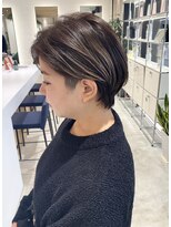 ステアケース 武蔵小杉店(stair:case)&nbsp;大人くびれショート/ツーブロック/白髪ぼかし/武蔵小杉/自由が丘
