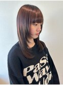 顔周りレイヤー/レイヤー/髪質改善/縮毛矯正/10代20代30代