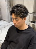 フェザーパーマ フェザーショート メンズパーマ 新宿