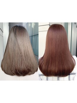 ツヤ×似合わせカラーで、満足度の高い仕上がりを実現♪理想の美髪ストレートが叶う◎【原宿　Tierra】