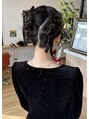 ランプヘアーデザイン(LAMP HAIR DESIGN)&nbsp;ツインおだんごアレンジ♪*長さはミディアムです ◎