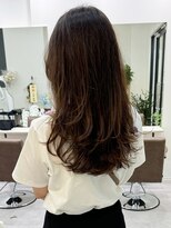 エブリ(evri) 「evri」ロングレイヤー　レイヤーカット　ベージュカラー
