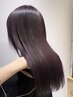 【艶ストレート】縮毛矯正+カット+バイカルテorAujuaトリートメント