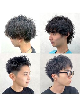 トラック 千葉(truck)の写真/【men's人気No.1】カット¥4000/カット+パーマ¥12800[千葉/白髪ぼかしハイライト/バレイヤージュ/メンズ]