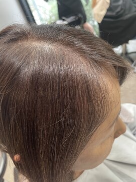 シュア(sure) ブリーチなし！カラーで叶える！◆自然な白髪ぼかしカラー◆